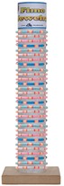 Elastic Pastel Fimo Disc Block Pattern Slide Knot Bracelet Assort W/Tube & Base