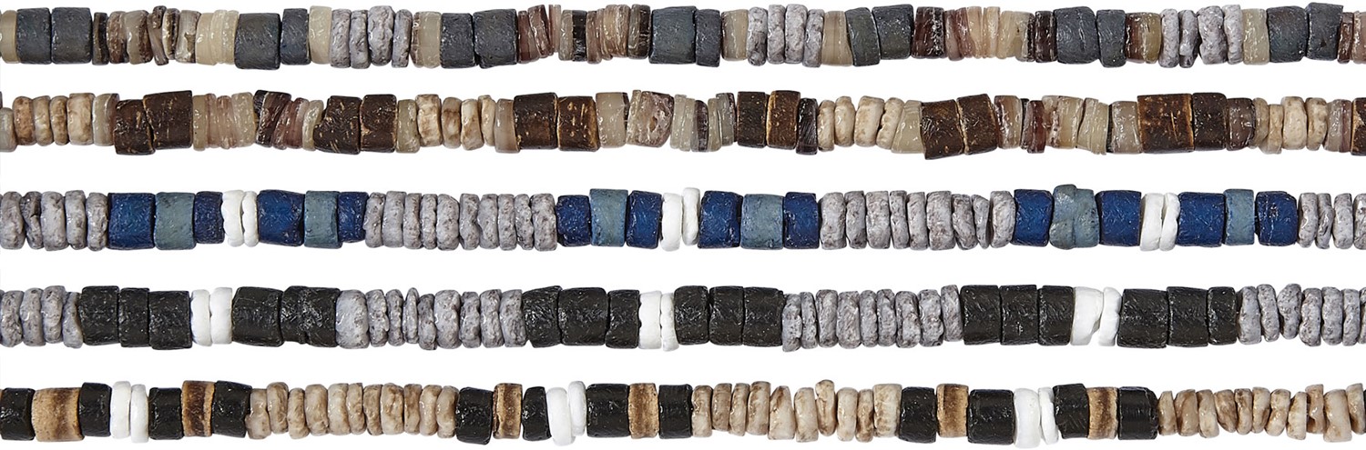 Dyed Litob With Coco Shell Accent Necklace Assorted ZNK5916