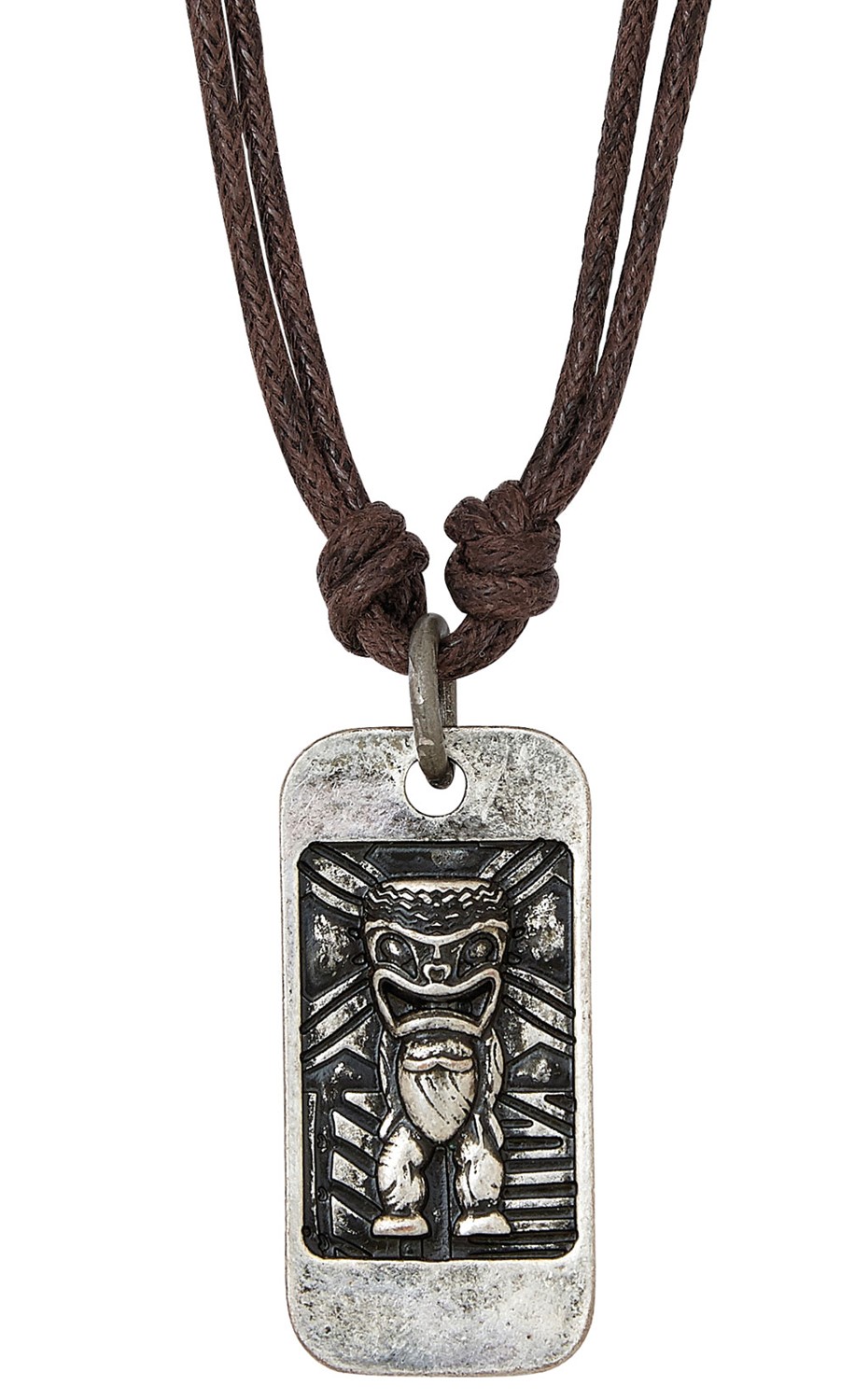 Antique Tiki Pendant Necklace ZNK1368