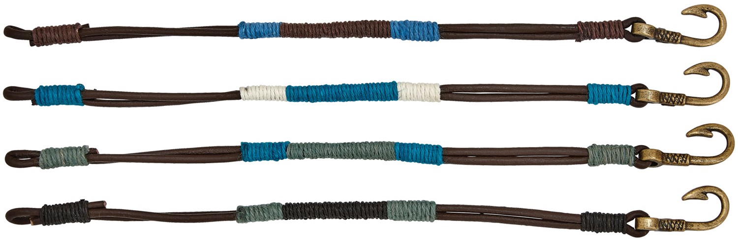 Fish Hook With Block Pattern Bracelet Assorted ZBR0278