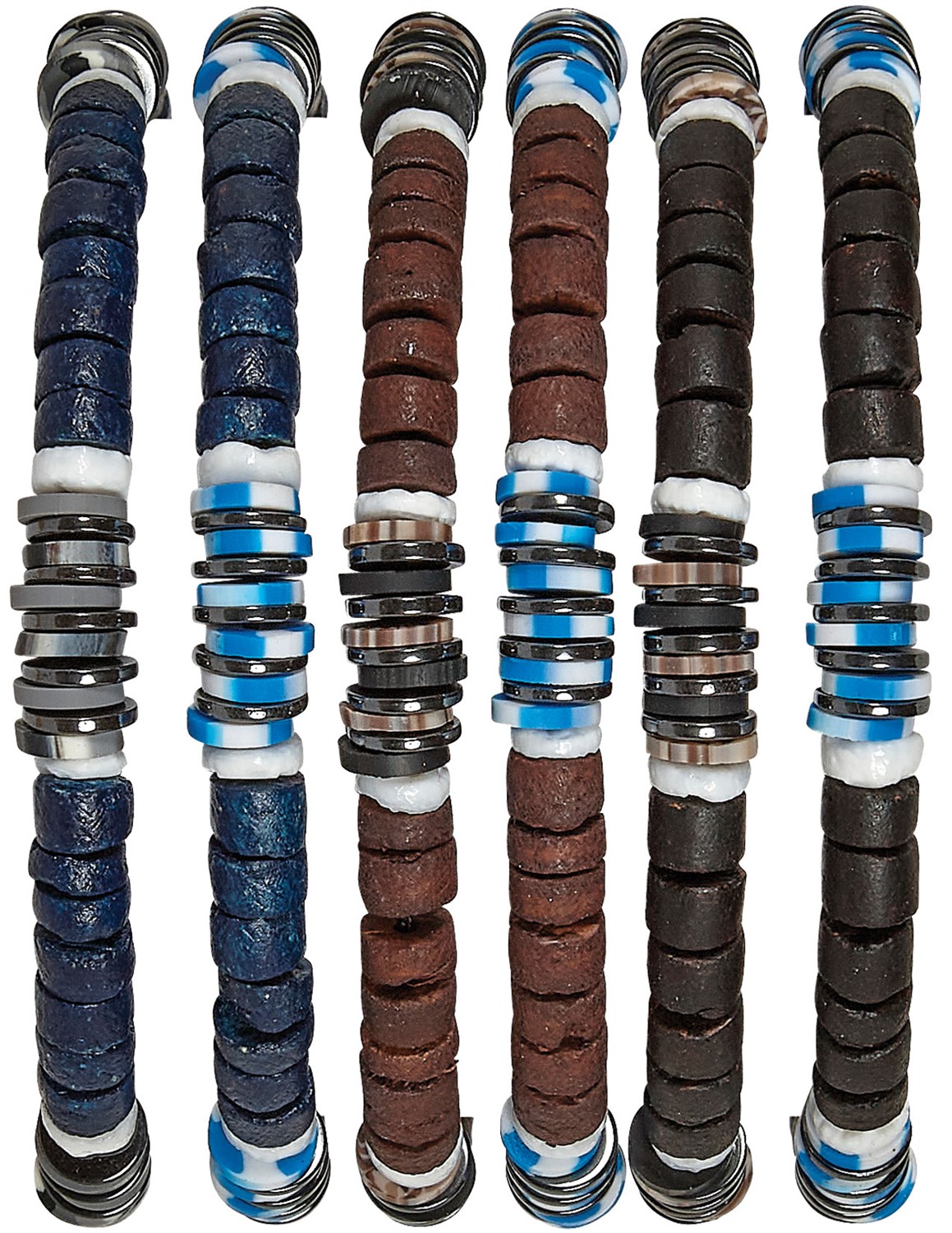 Coco & Fimo Disc Adjustable Slide Knot Bracelet Assorted ZBR5918