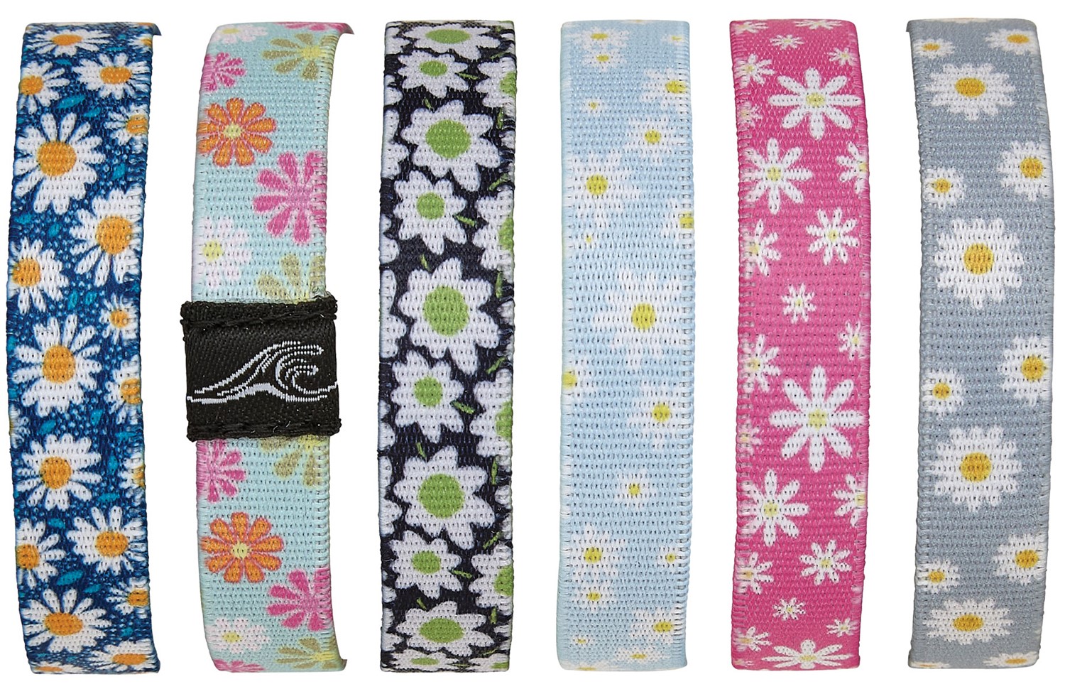 Daisy Print Stretch Bracelet/Hair Band Assorted SRFBZ012