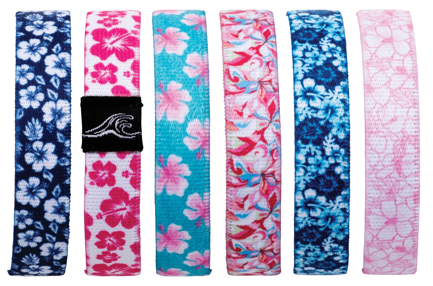 Hibiscus Print Stretch Bracelet/Hair Band Assorted SRFBZ013