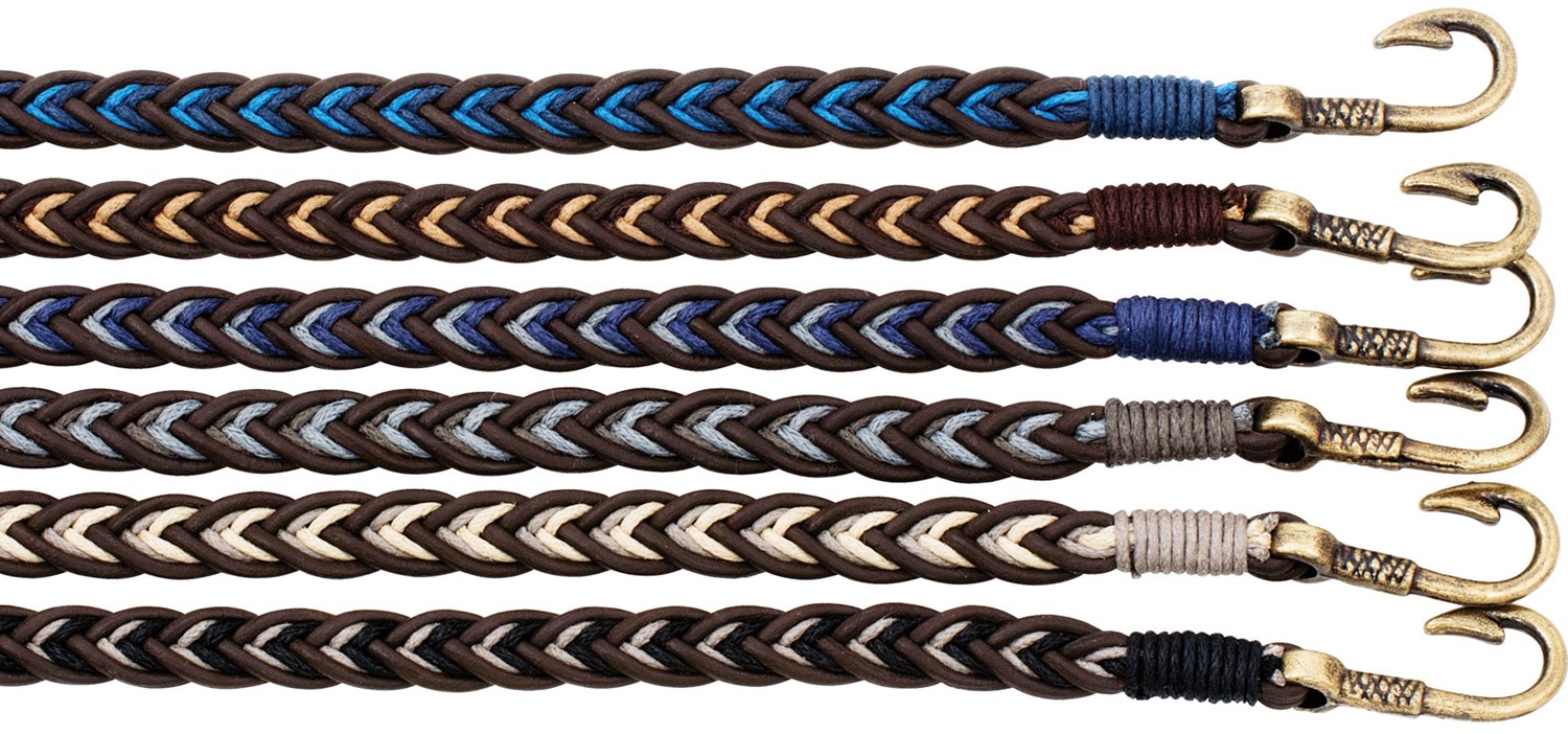 Fish Hook With 2 Cord Twist Bracelet Assorted ZBR0294