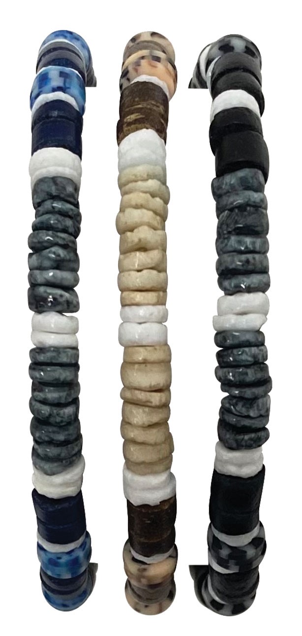 Coco with Dyed Litob Fimo Adjustable Bracelet ZBR5896