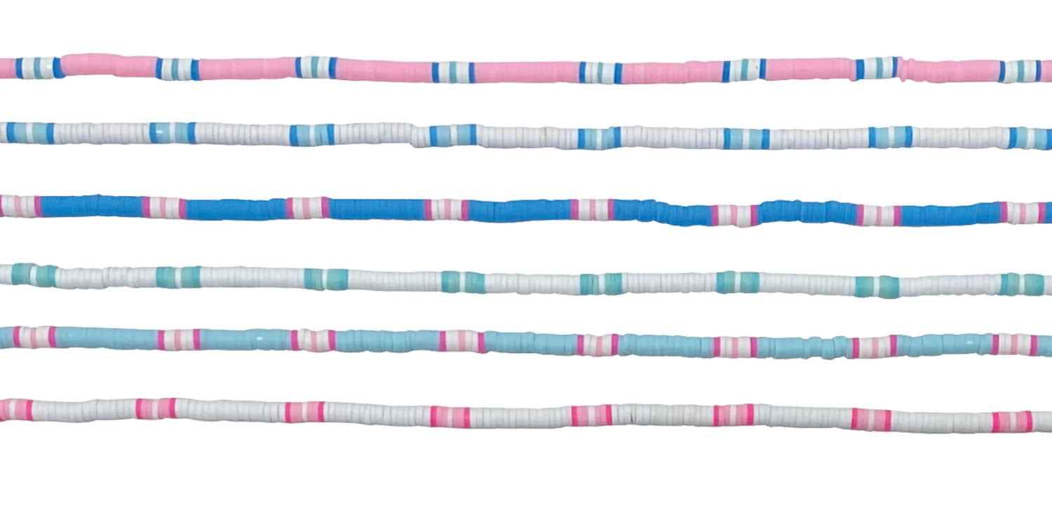 Block Pattern Fimo Anklet AK1774