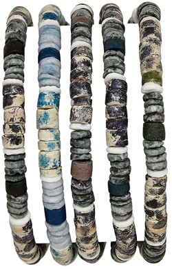 Speckled Coco & Litob Shell Adjustable Slide Knot Bracelet Assorted