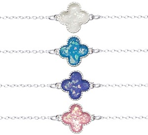 Silver Sparkle Mallory Cross Bracelet Assorted