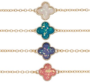 Gold Sparkle Mallory Cross Bracelet Assorted