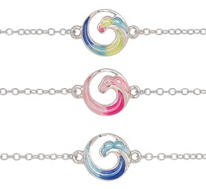 Tie Dye Swirl Wave Anklet Assorted