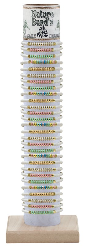Adjustable Fimo & Gold Disc Bracelet BR0937-TUBE