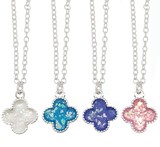 Sparkle Mallory Cross Pendant On Silver Chain Necklace Assorted