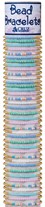 Gold Facet Bead with Color Bead Slide Knot Adjustable Bracelet Assorted