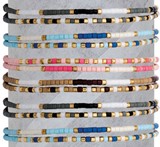 2 Strand Miyuki Bead Adjustable Slide Knot Bracelet Assorted