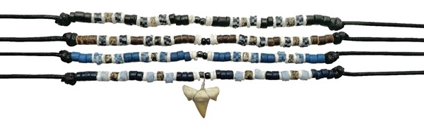 Adjustable Litob Shell Shark Tooth Necklace